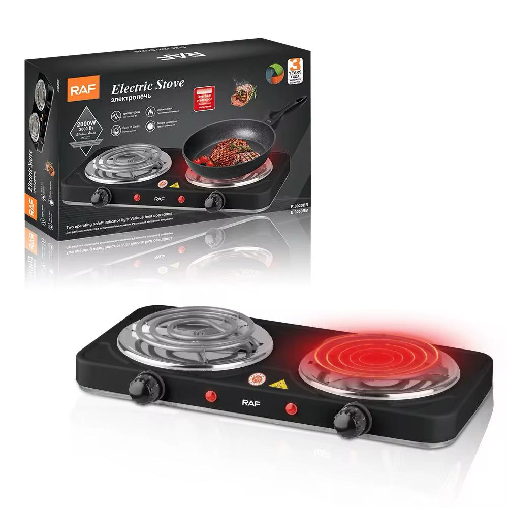 Cuisinière électrique à deux foyer